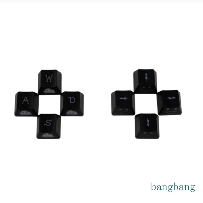 1 Bộ Nút Bàn Phím Cơ Trong Suốt Có Đèn Nền Chắc Chắn