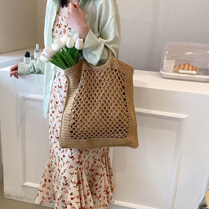 Túi Xách JASMIN NOIR Đeo Chéo Hình Đám Mây Lớn Thiết Kế Đục Lỗ Đơn Giản Thời Trang Cho Nữ