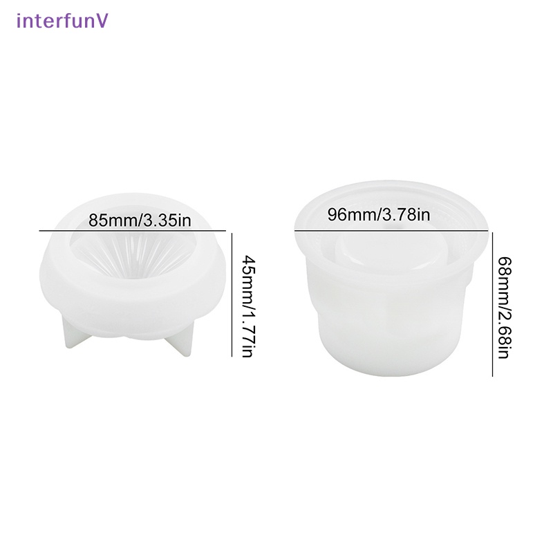 [InterfunV] Khuôn Silicone Dùng Làm Hộp Đựng Đồ Trang Trí Nhà DIY