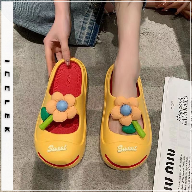 Dép bánh mì ICCLEK 29zDDX070301 thoải mái cho nữ