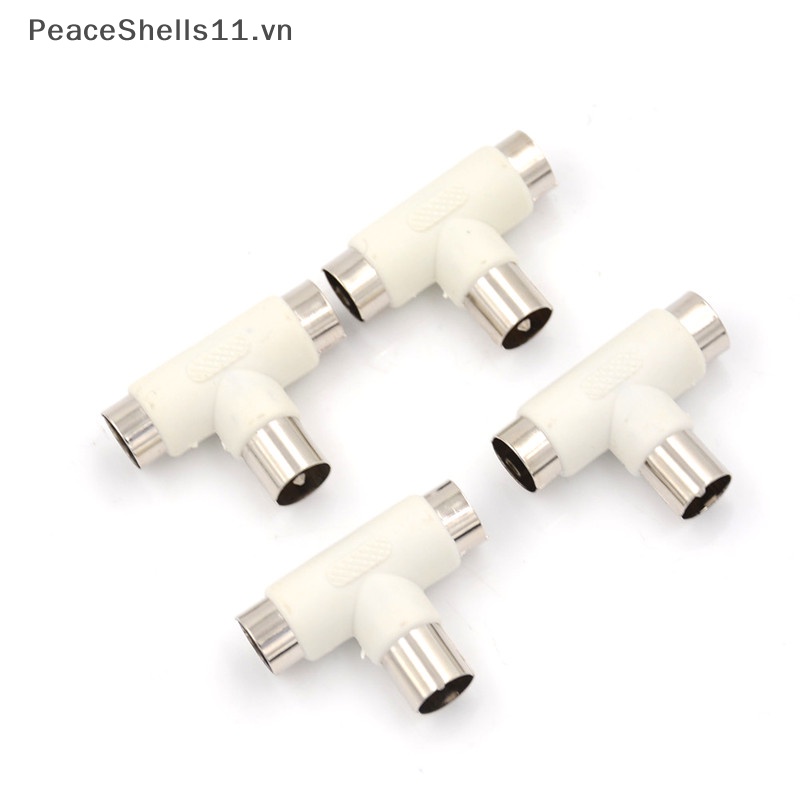 Set 4 Đầu Nối Ăng Ten Đồng Trục Và Tivi Hình Chữ Y
