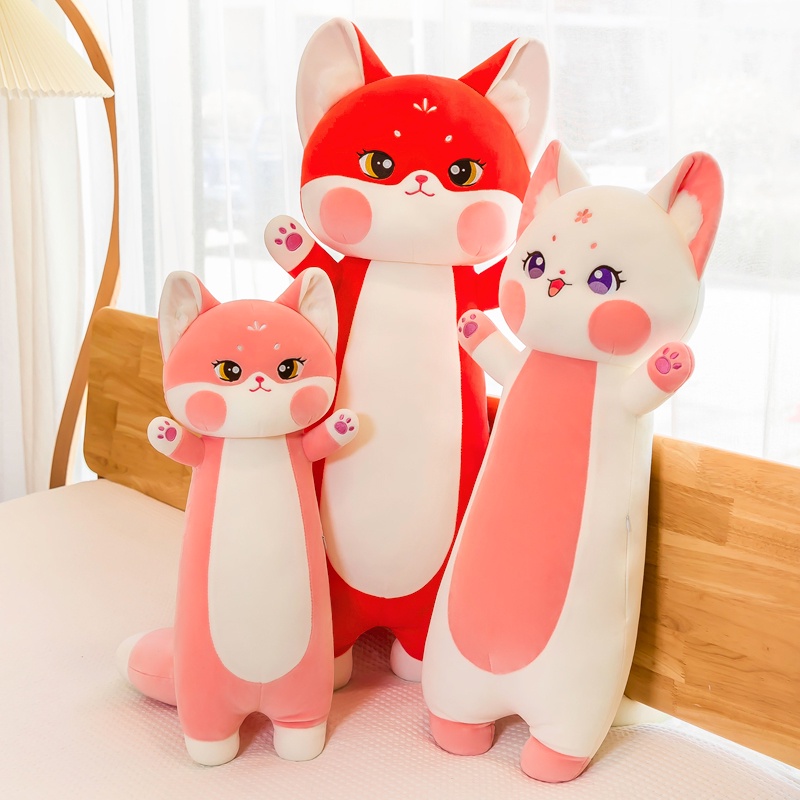 Gối Ôm Dài Hình Chú Cáo Nhồi Bông Dễ Thương
