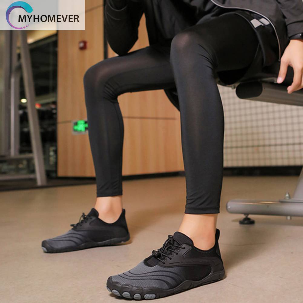 1 Đôi Giày Đi Biển Buộc Dây Thiết Kế Thoát Nước Unisex