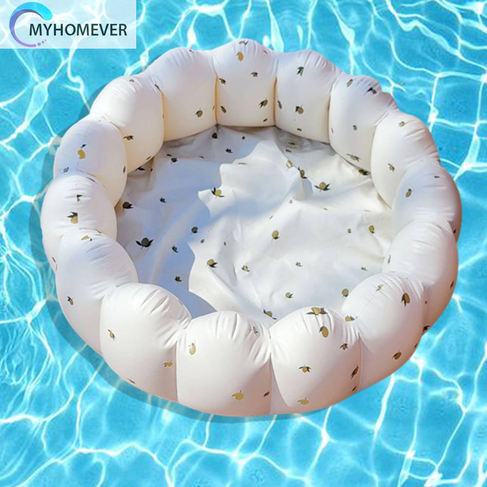 Bể bơi Bơm Hơi Bằng PVC Hình Tròn In Họa Tiết Độc Đáo Cho Bé