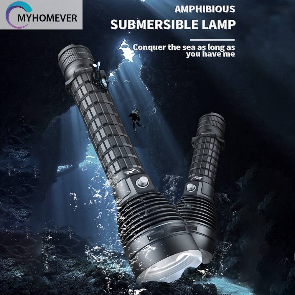 Đèn Pin XHP70 LED 3 Chế Độ Chống Trượt Tiện Dụng Khi Đi Cắm Trại Leo Núi