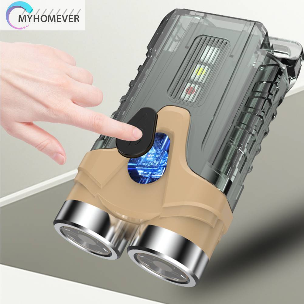 Đèn LED Cắm Trại Bỏ Túi Loại C 500mAh Chống Thấm Nước 7 Chế Độ Tiện Dụng