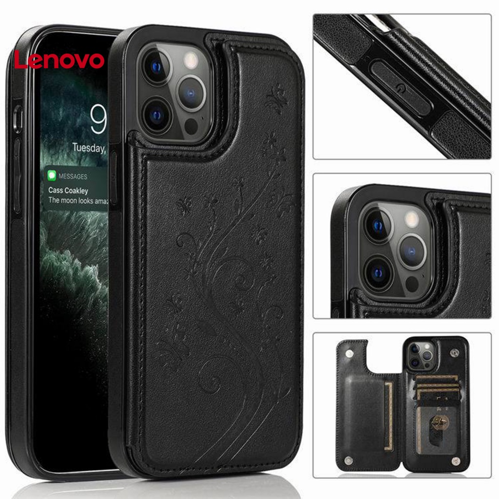 Bao Da Điện Thoại Nắp Lật Dạng Ví Dập Nổi Họa Tiết Hoa Hướng Dương Chống Sốc Chống Rơi Cho iPhone 14