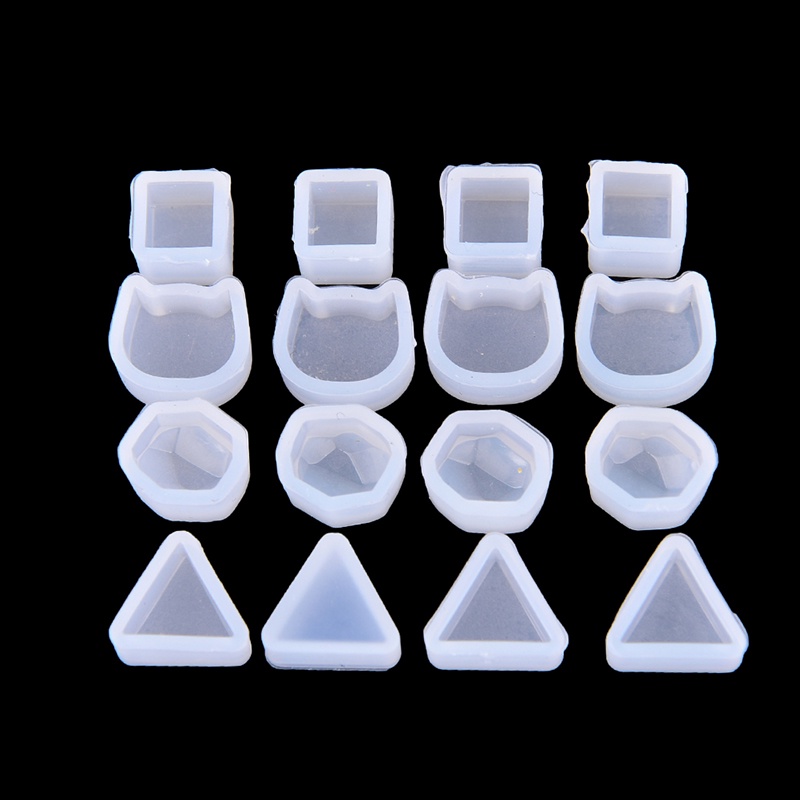 Set 2 Khuôn Silicon Trong Suốt Làm Trang Sức DIY