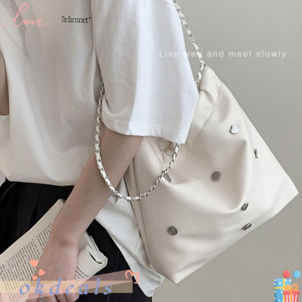 OKDEALS Túi Xách Da Sức Chứa Lớn Thời Trang Mùa Hè Cho Nữ