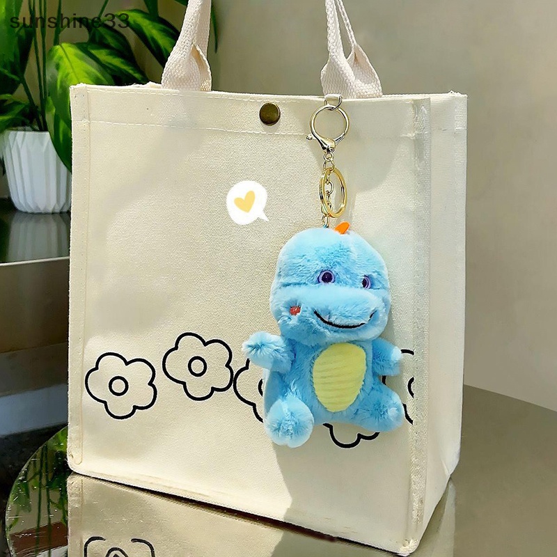 1 Thú Nhồi Bông Hình Khủng Long Cười Dễ Thương Treo Móc Khóa Ba Lô