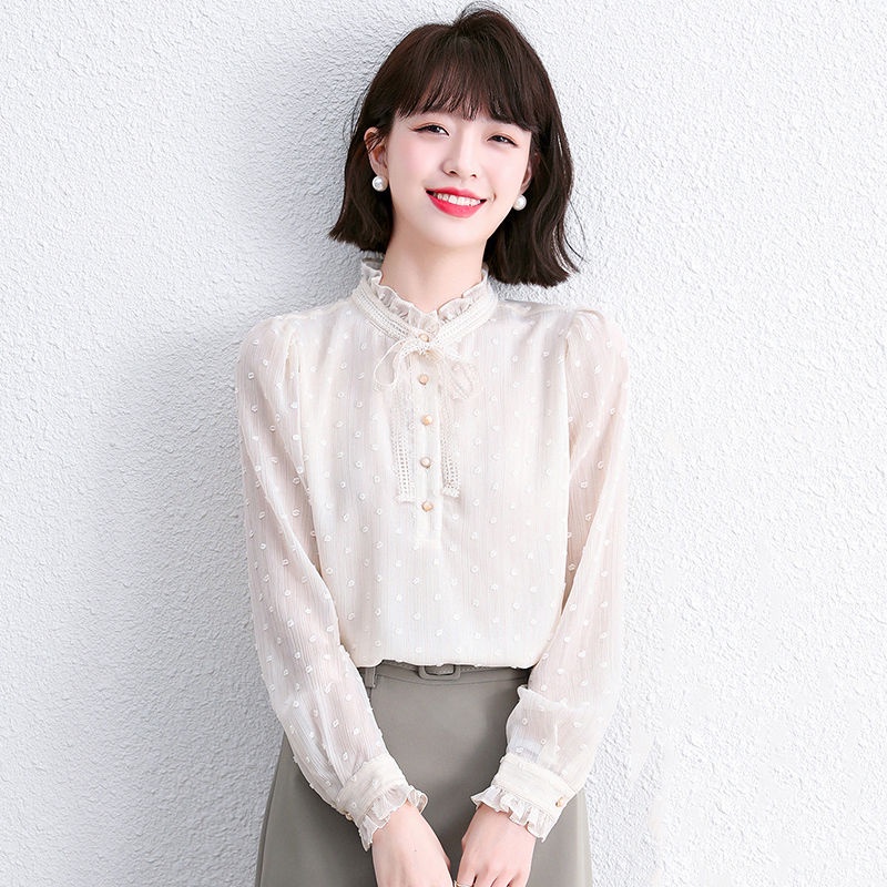 Áo Sơ Mi Chiffon Cao Cấp Thời Trang Mùa Thu Mới 2023 Cho Nữ