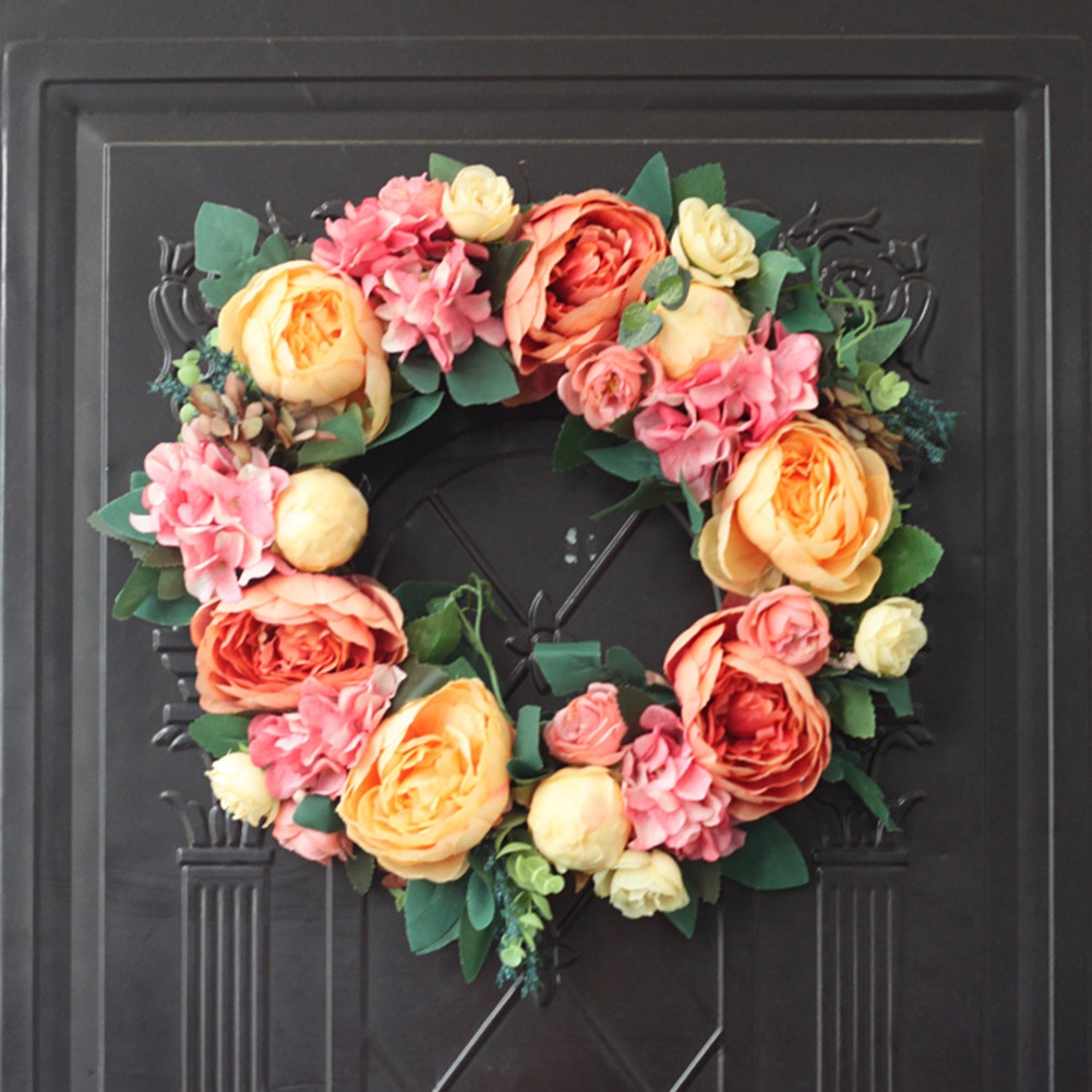 Vòng Hoa Treo Cửa Trang Trí Giáng Sinh / Tiệc Cưới 40cm