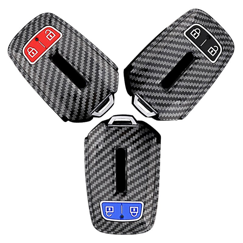 Vỏ Bảo Vệ Chìa Khóa Xe Hơi Bằng ABS Sợi Carbon Cho ISUZU D-max Mux 1.9 3.0 2012-2018 Mu-X X-Series