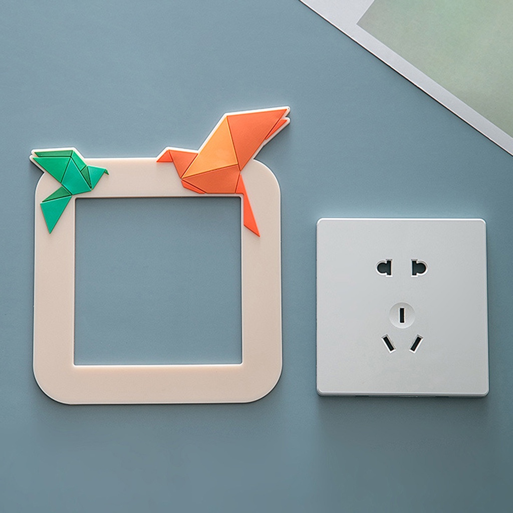 Miếng Dán Công Tắc Đèn Hình Động Vật Bằng Silicon Thân Thiện Với Môi Trường