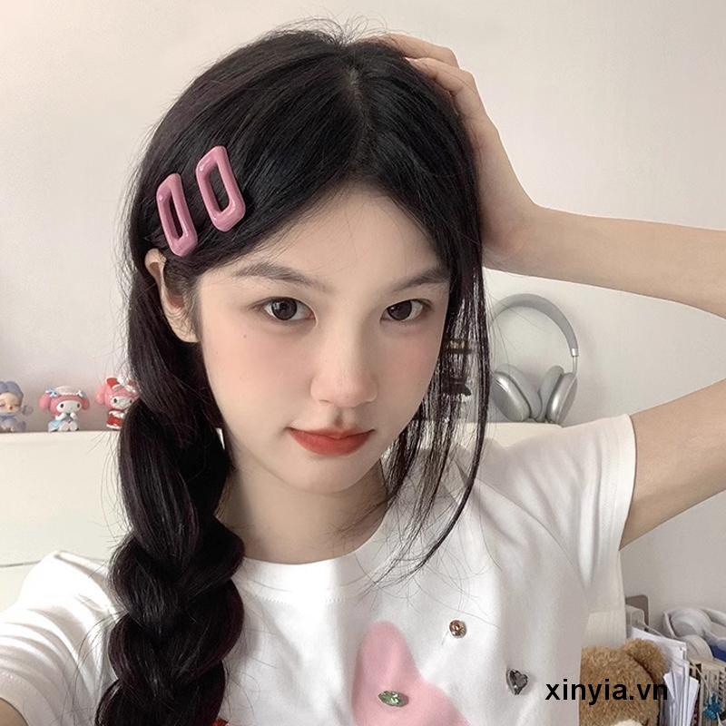 Kẹp Tóc Nữ Hình Vuông Nhiều Màu Thời Trang