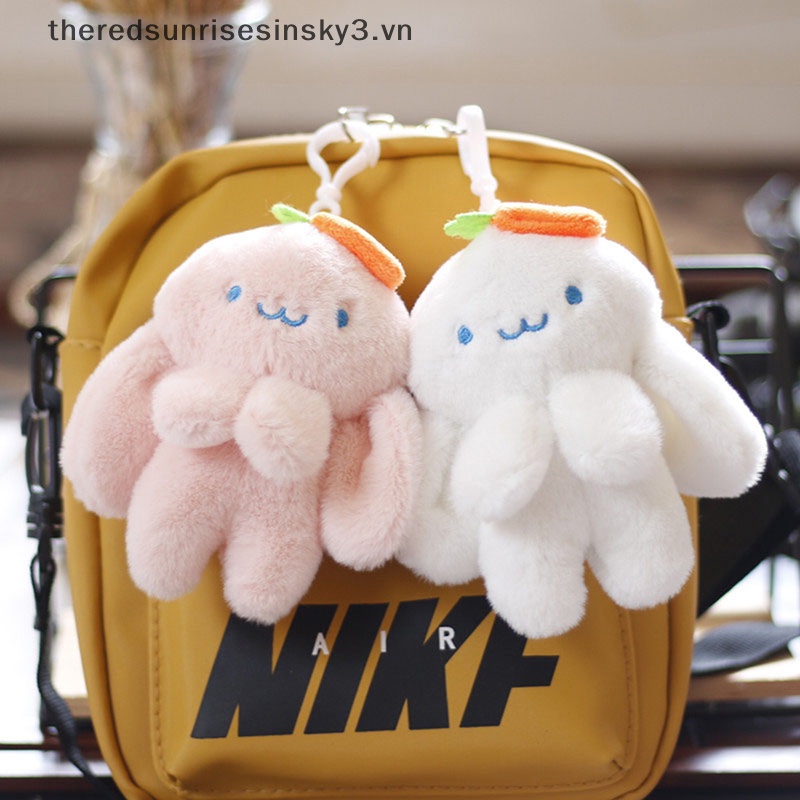 1 Móc Khóa Thỏ Nhồi Bông 10cm Thời Trang