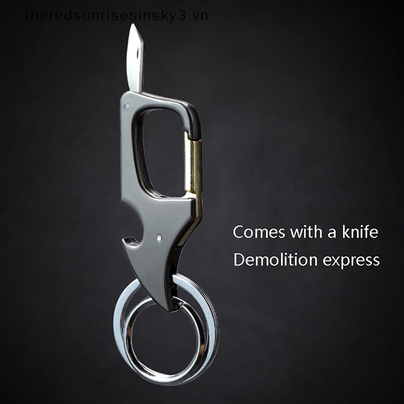 # # Móc Khóa Mini Đa Năng Gấp Được In Chữ Thời Trang