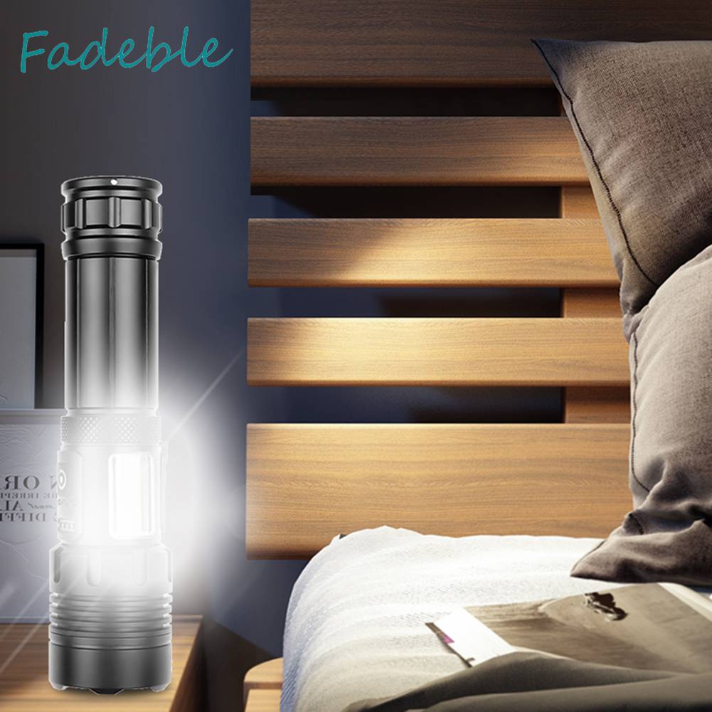 Đèn Pin XHP70 / XHP160 COB LED 1500LM / 1800LM Chống Thấm Nước IPX4 Sạc USB Tiện Dụng