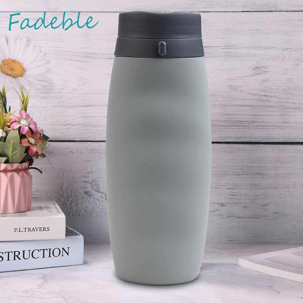 Bình Nước Silicone 580ML Có Thể Gấp Gọn Tiện Lợi Khi Đi Du Lịch