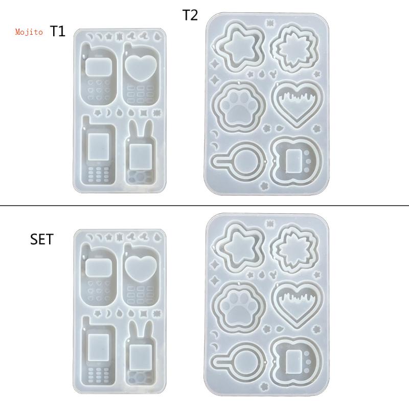 Khuôn Silicone Làm Cát Chảy Hình Thỏ Đáng Yêu Cho Điện Thoại