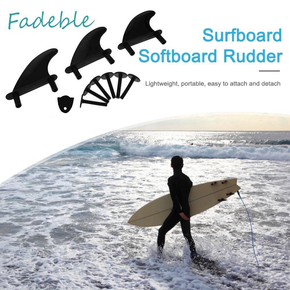 Set 3 Vây Mềm Gọn Nhẹ Chuyên Dụng Cho Ván Lướt Sóng