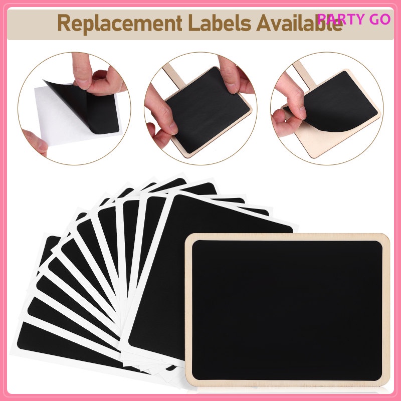 Bảng Đen Viết Phấn Mini Khung Gỗ Dùng Để Nhận Thức