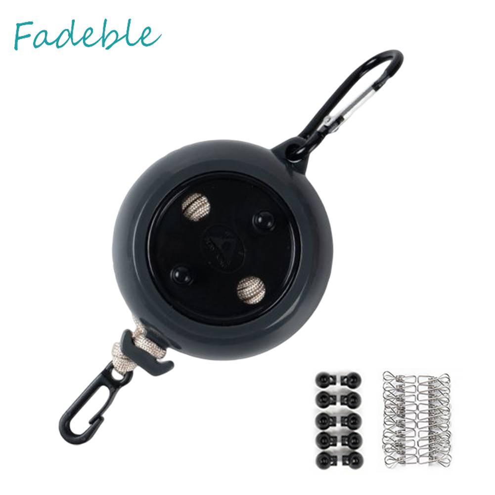 Dây Nối Dài Kèm Kẹp Chống Trượt Bằng Thép Không Gỉ Tiện Dụng Cho Cắm Trại