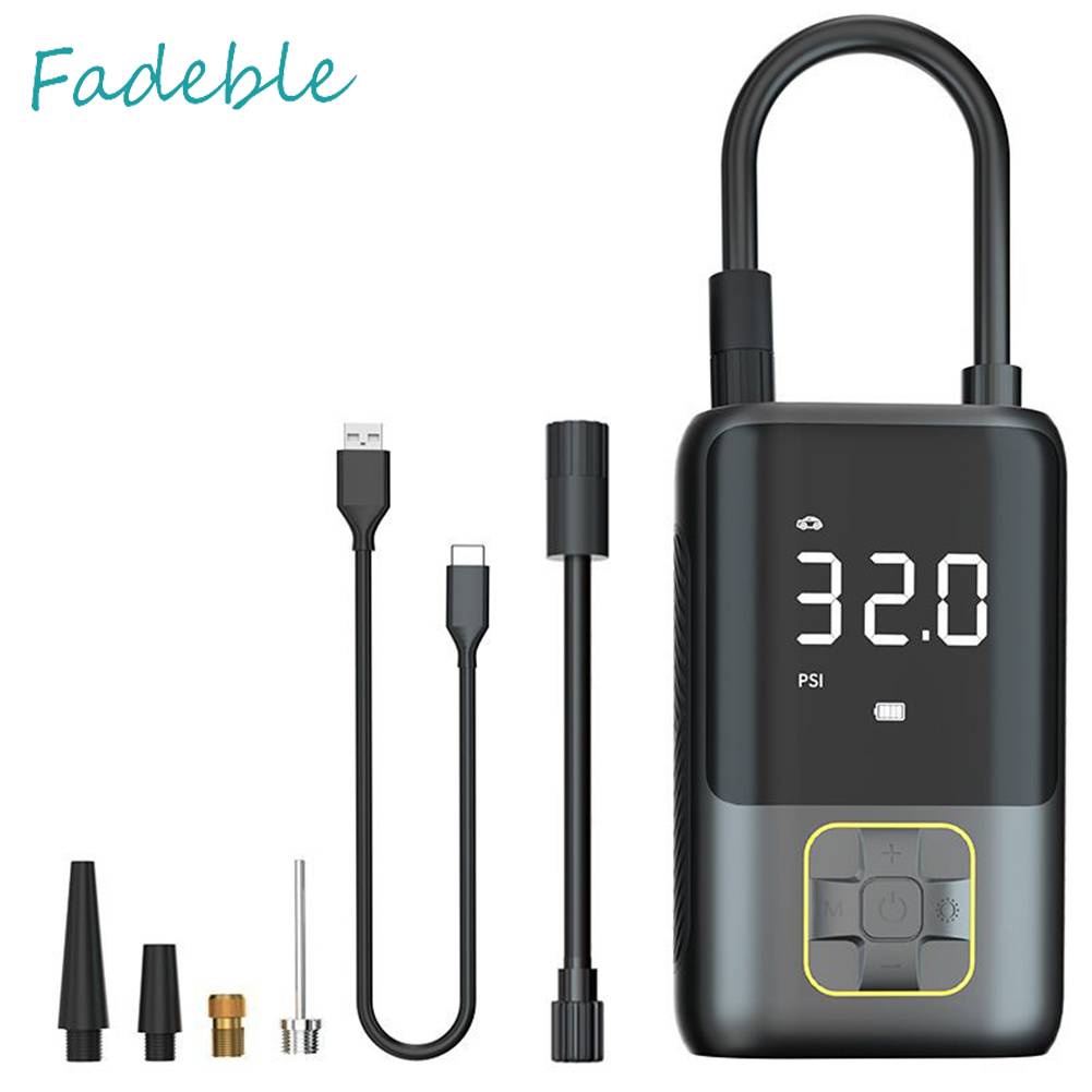 Máy Bơm Lốp Xe Điện Mini 4000mAh 150PSI Type-C USB