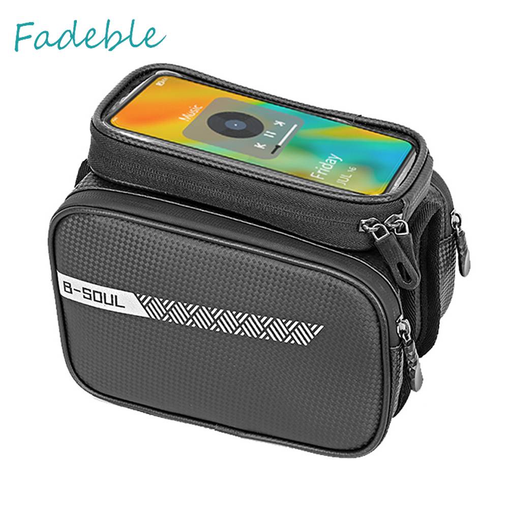 B-soul Túi Đựng Điện Thoại Họa Tiết Phản Quang Dung Tích 1.5L Cho Xe Đạp Ốp