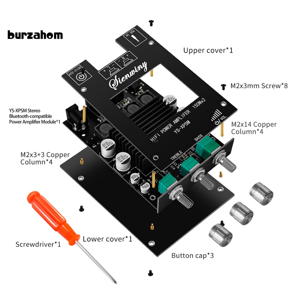 1 Bộ Bảng Mạch Khuếch Đại Âm Thanh 30-200w