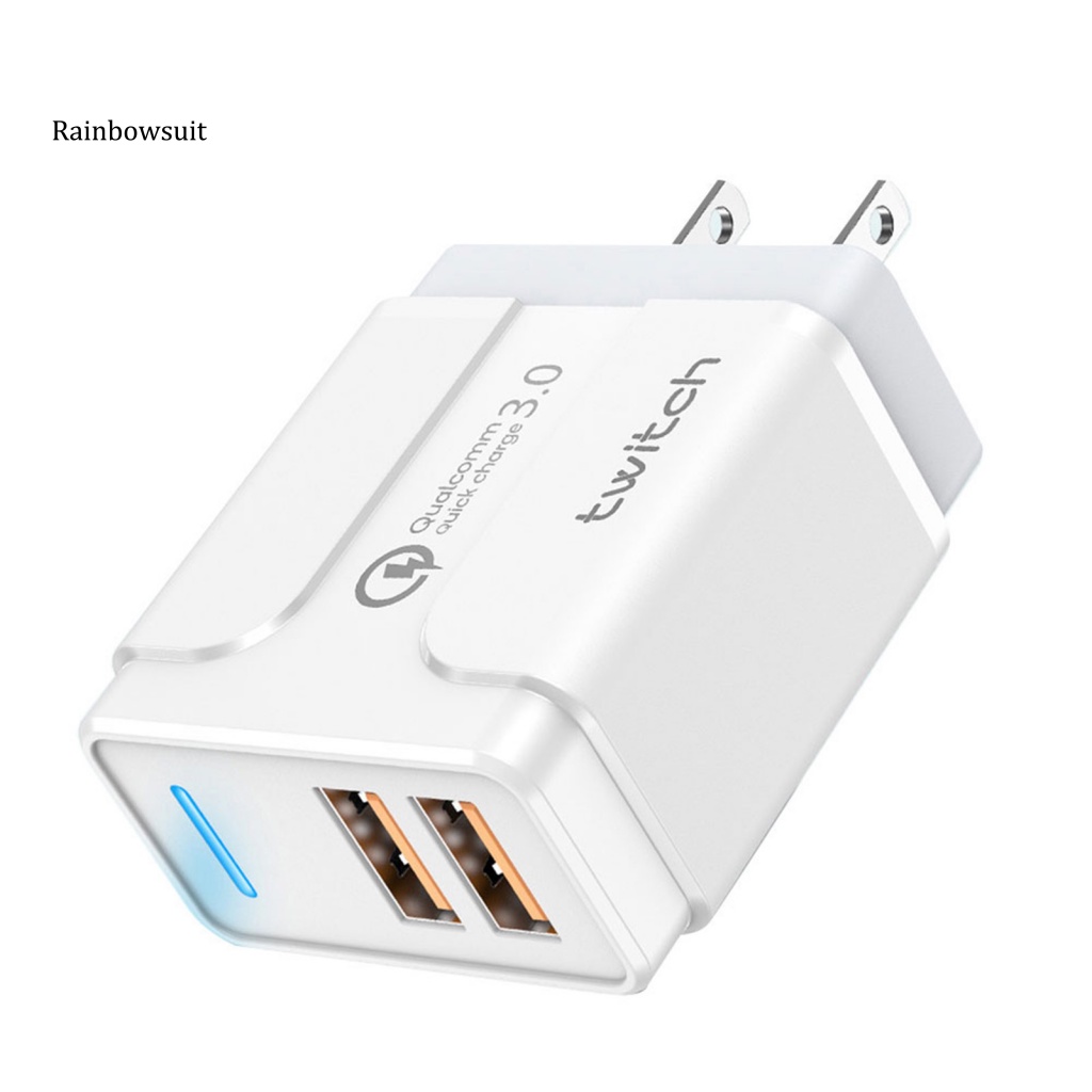 Cốc Sạc Nhanh QC30 Hai Cổng USB 30W Kích Thước Nhỏ Gọn Cho Điện Thoại