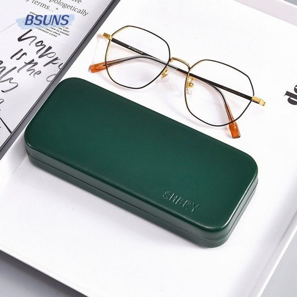 BSUNS Hộp Đựng Mắt Kính Dạng Nén Bằng Kim Loại Chống Bụi Dễ Phối Đồ Bảo Vệ Cho Học Sinh