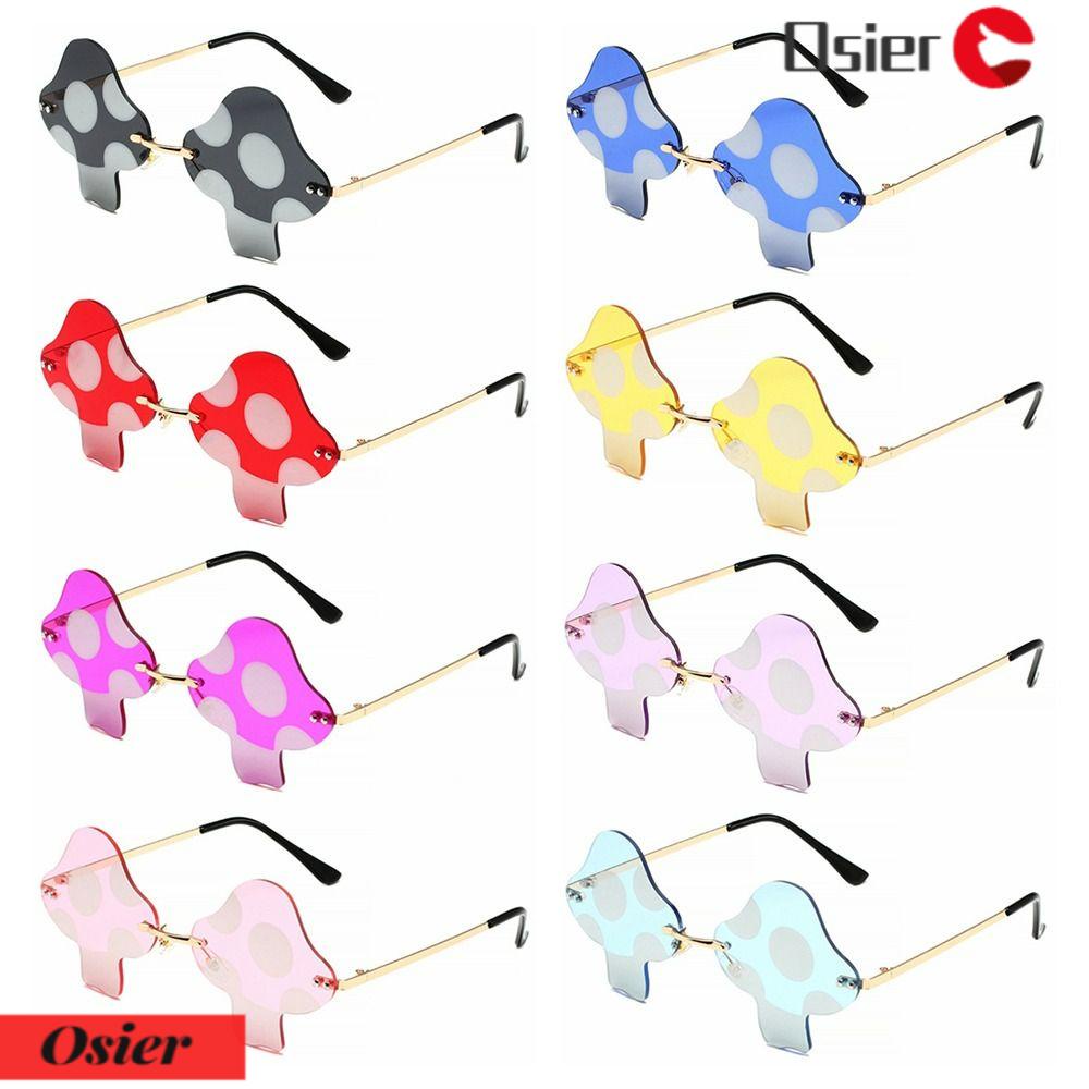 OSIER1 Kính Mát Không Gọng Phong Cách Halloween Cho Nữ