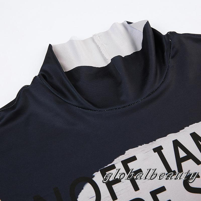 Áo Croptop Tay Ngắn In Chữ Phong Cách Vintage Thời Trang Mùa Hè Cho Nữ