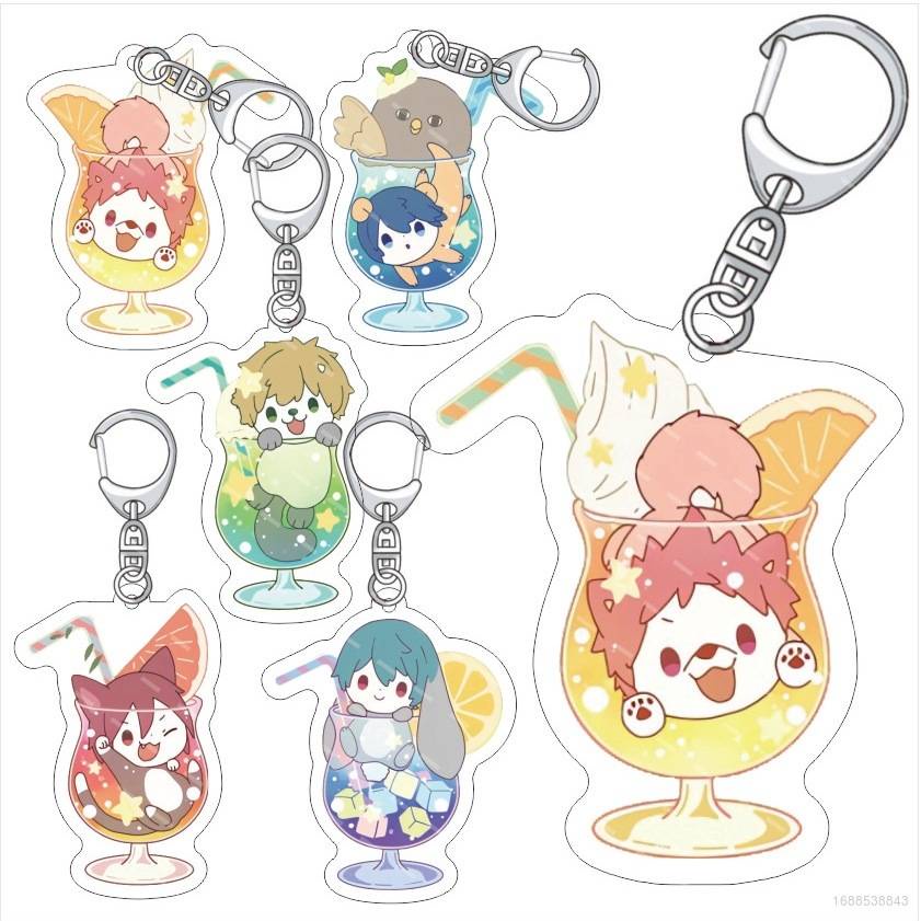 Tự do! Móc Chìa Khóa Bằng Acrylic In Họa Tiết Hoạt Hình Matsuoka Rin Nanase Haruka Dễ Thương