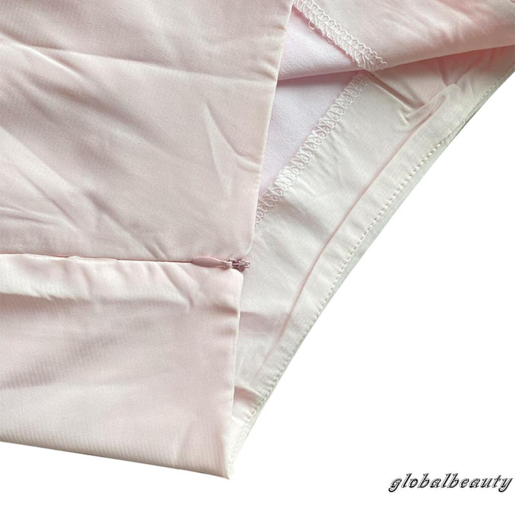 Chân Váy Chữ A Lưng Cao Co Giãn Màu Sắc Thời Trang Mùa Hè Cho Nữ