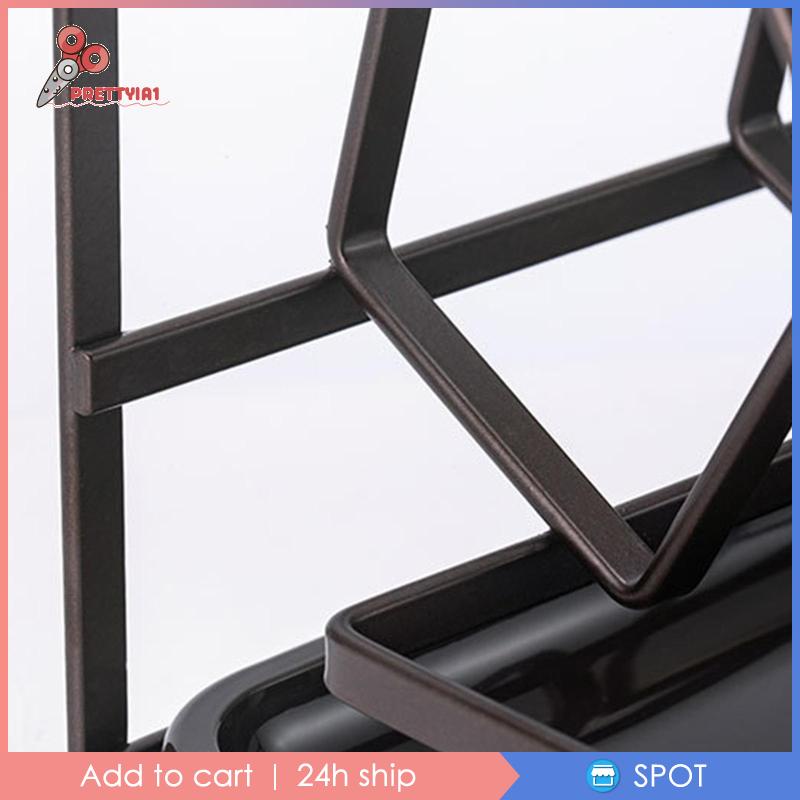 Giá Đỡ Phơi Khô Cốc Nước / Đồ Dùng Nhà Bếp 6 Móc Bằng Kim Loại Tiện Dụng