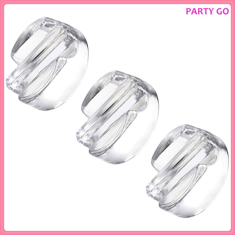 Set 3 Hũ Đá Cuội Lên Men Kimchi Trong Suốt Miệng Rộng Tiện Dụng