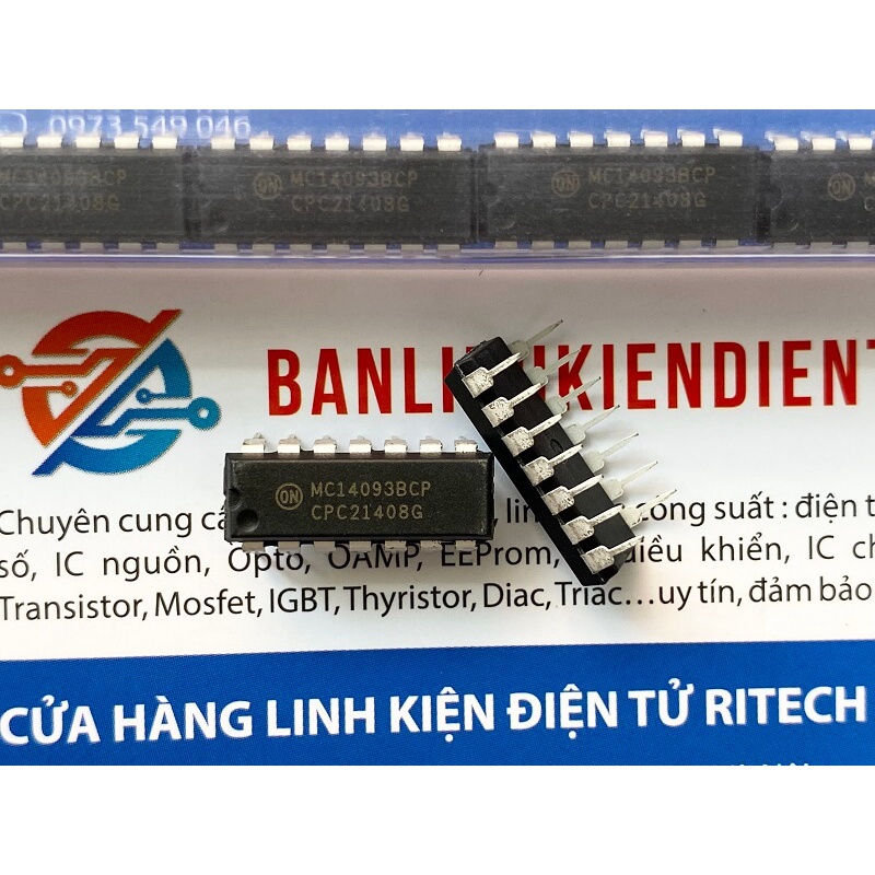 [Combo 3 chiếc] MC14093BCP, 14093 IC logic DIP-14