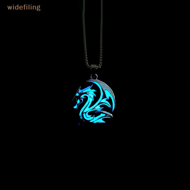 Vòng cổ Thép Titan Mặt Hình Rồng Phát Sáng Trong Đêm