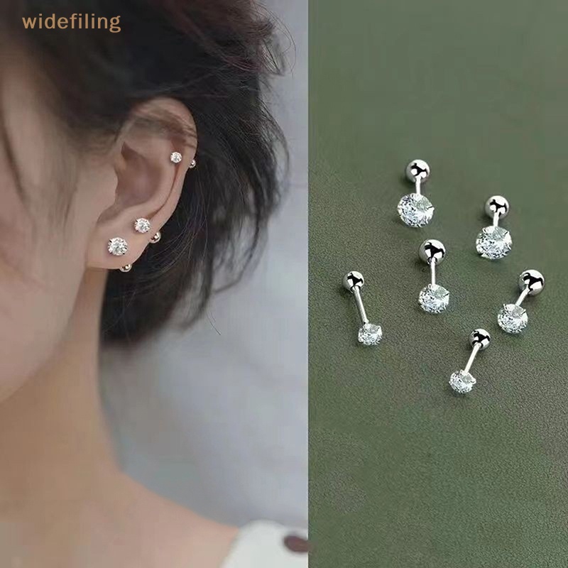 1 Đôi Khuyên Tai Đính Đá Zircon Thời Trang Dành Cho Nữ
