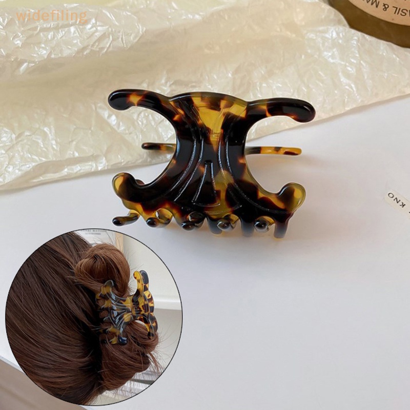 1 Kẹp Tóc Cá Mập / Bướm / Hình Học Họa Tiết Da Báo