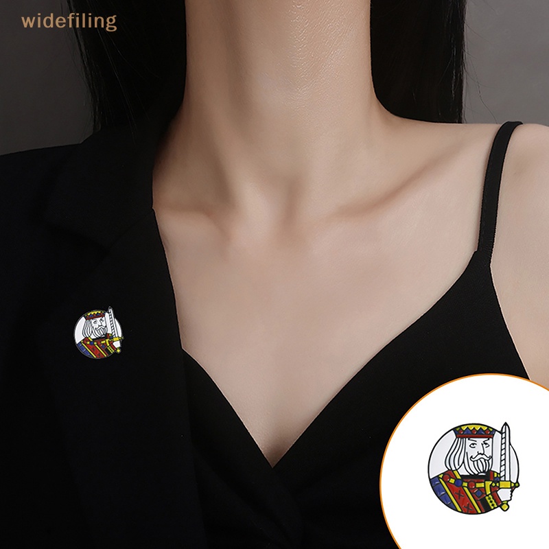 Ghim Cài Áo Hình Lá Bài Poker Thời Trang Chất Lượng Cao Dành Cho Nam Nữ