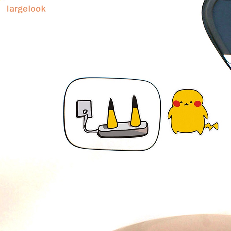 [Biglook] Đồ Trang Trí Thân Xe Hơi Hình Pokemon Pikachu Chống Thấm Nước Chống Trầy Xước
