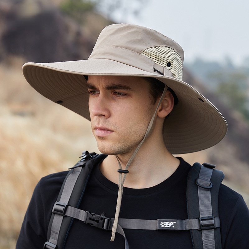 Nón Vành Chống Nắng Thoáng Khí Thời Trang Mùa Hè Cho Nam