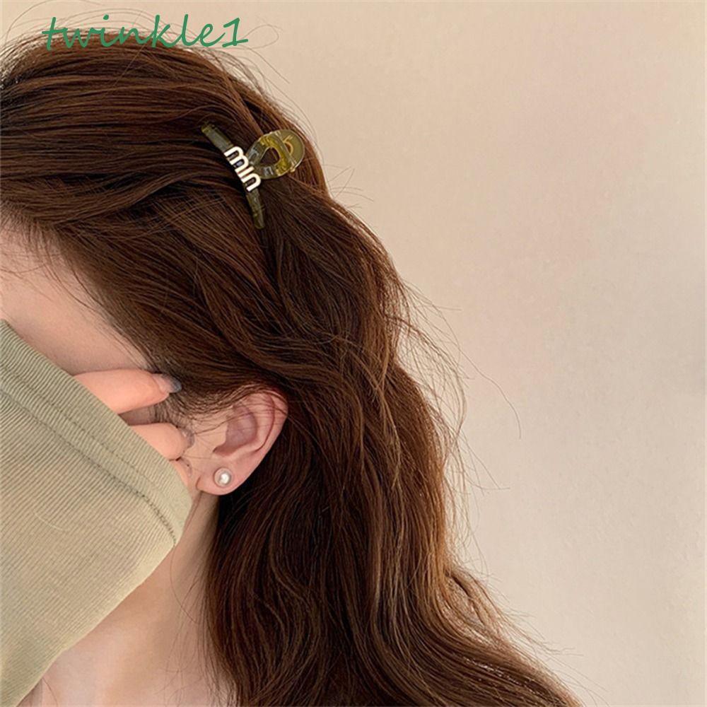 TWINKLE Kẹp Tóc Hình Cá Mập Đơn Giản Ngọt Ngào Cho Nữ
