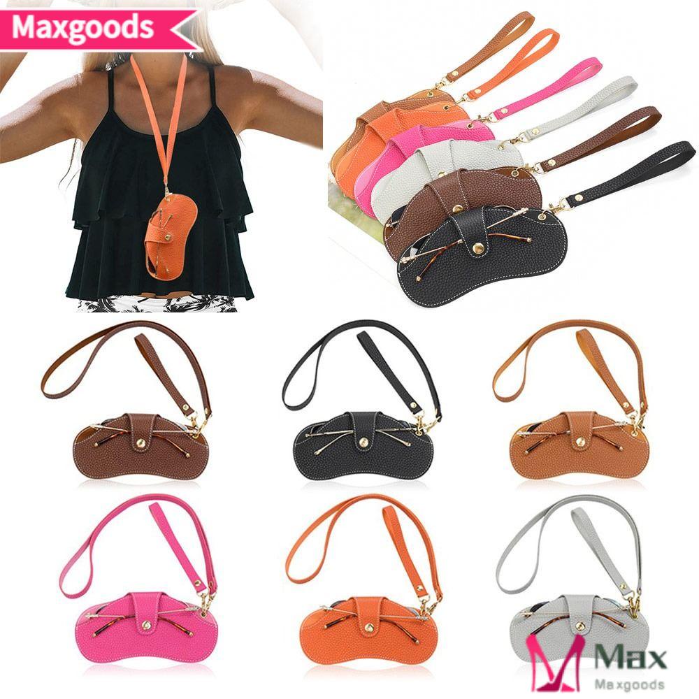 MAXG Túi Đựng Mắt Kính Đeo Cổ Tay Thủ Công Tiện Dụng