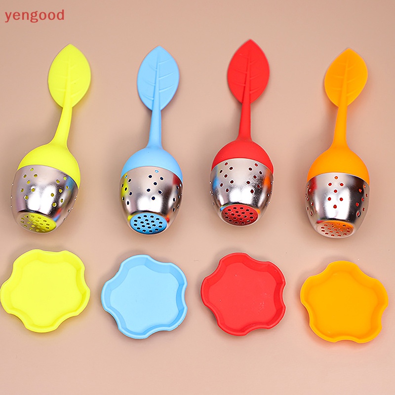 1 Dụng Cụ Lọc Trà Bằng Silicon Hình Người Dễ Thương