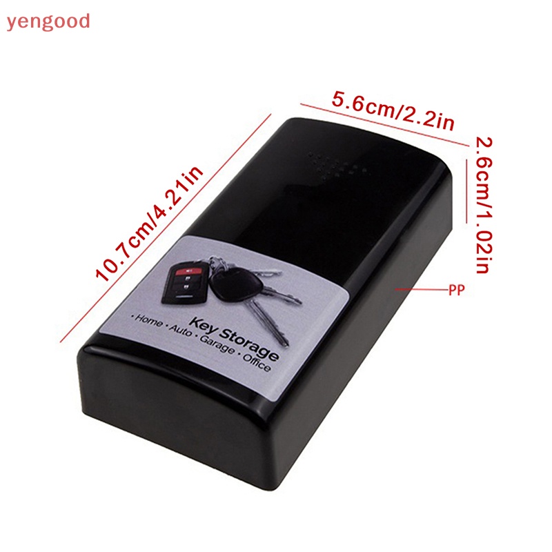Hộp Đựng Chìa Khóa Xe Hơi / Xe Tải / Văn Phòng Ẩn Từ Tính Thiết Kế Nhỏ Gọn Tiện Dụng