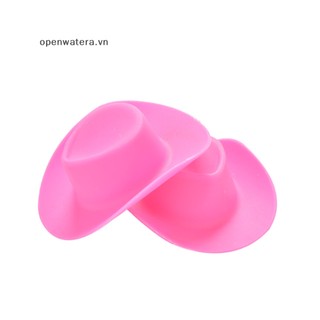 Set 1 nón cao bồi màu hồng dành cho búp bê barbie
